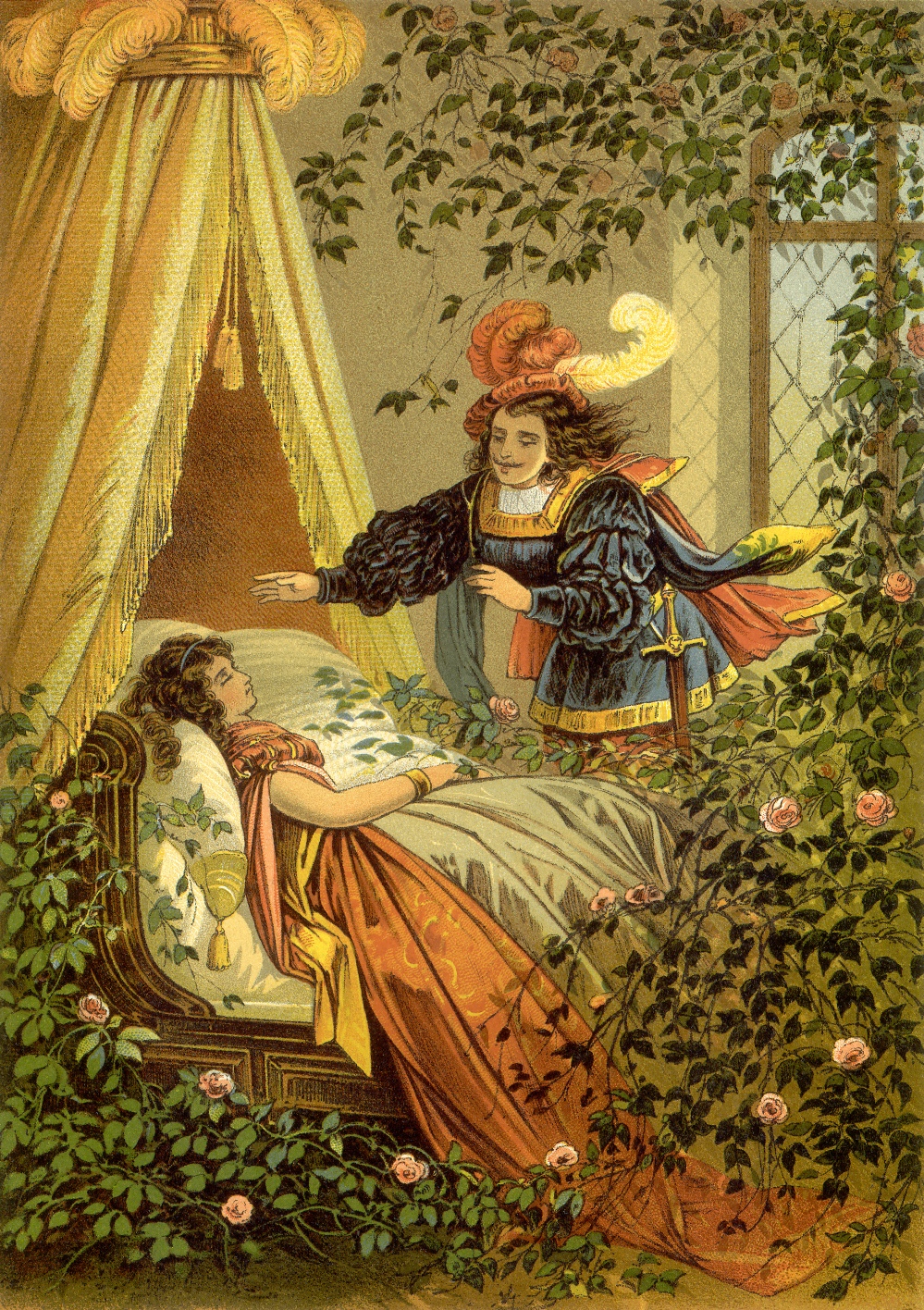 Unknown Artist - Sleeping Beauty And Prince Charming, c.1895